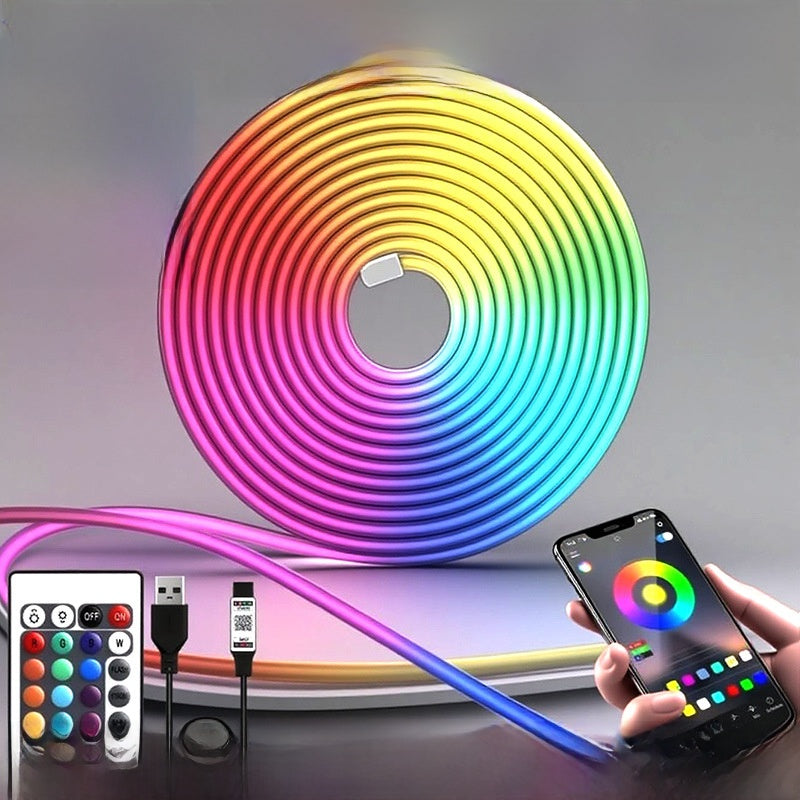 RGB Neon LED Strip Bluetooth & Remote Control