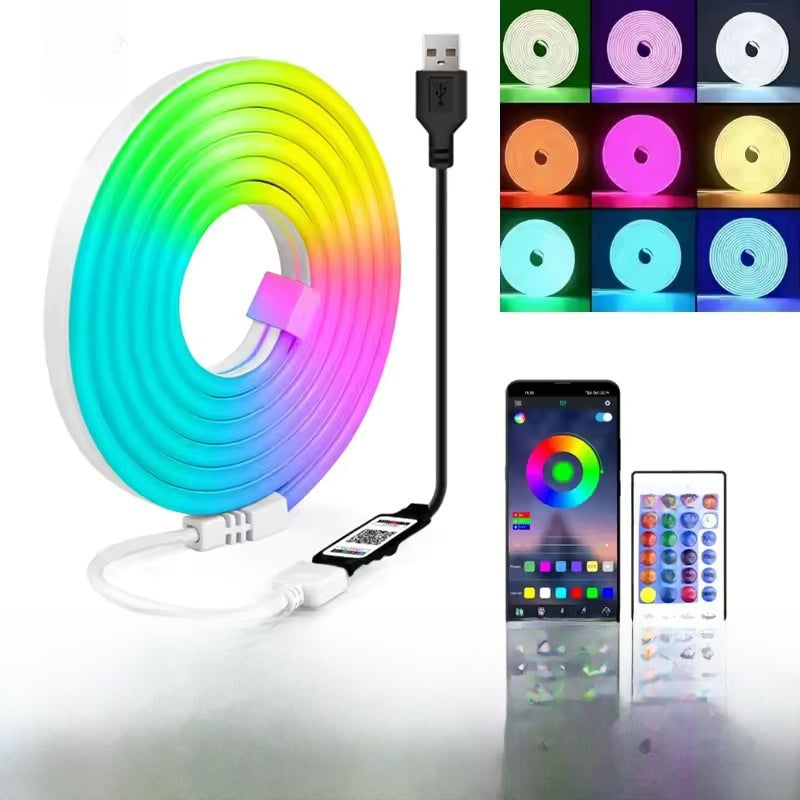 RGB Neon LED Strip Bluetooth & Remote Control