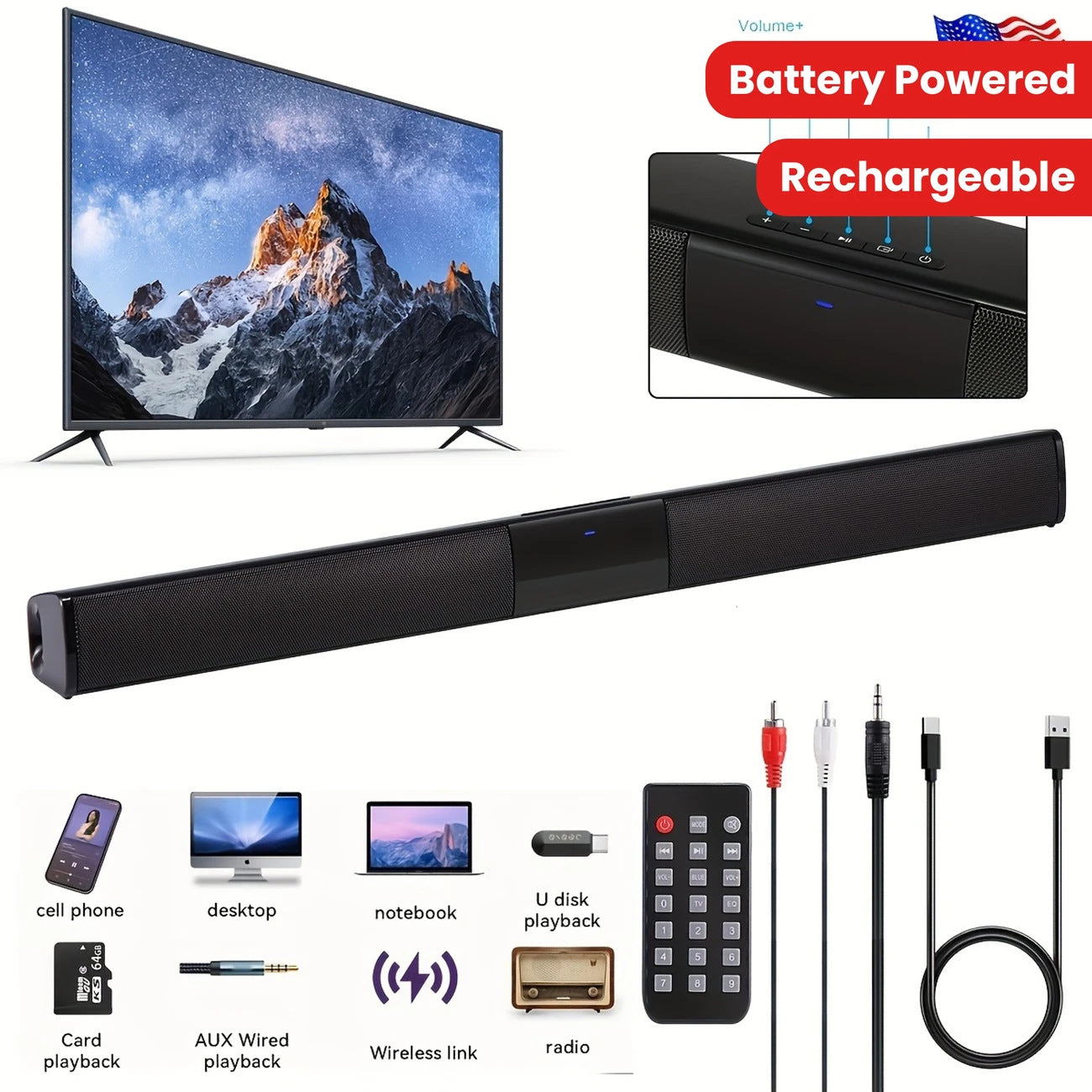 High Power Home Soundbar