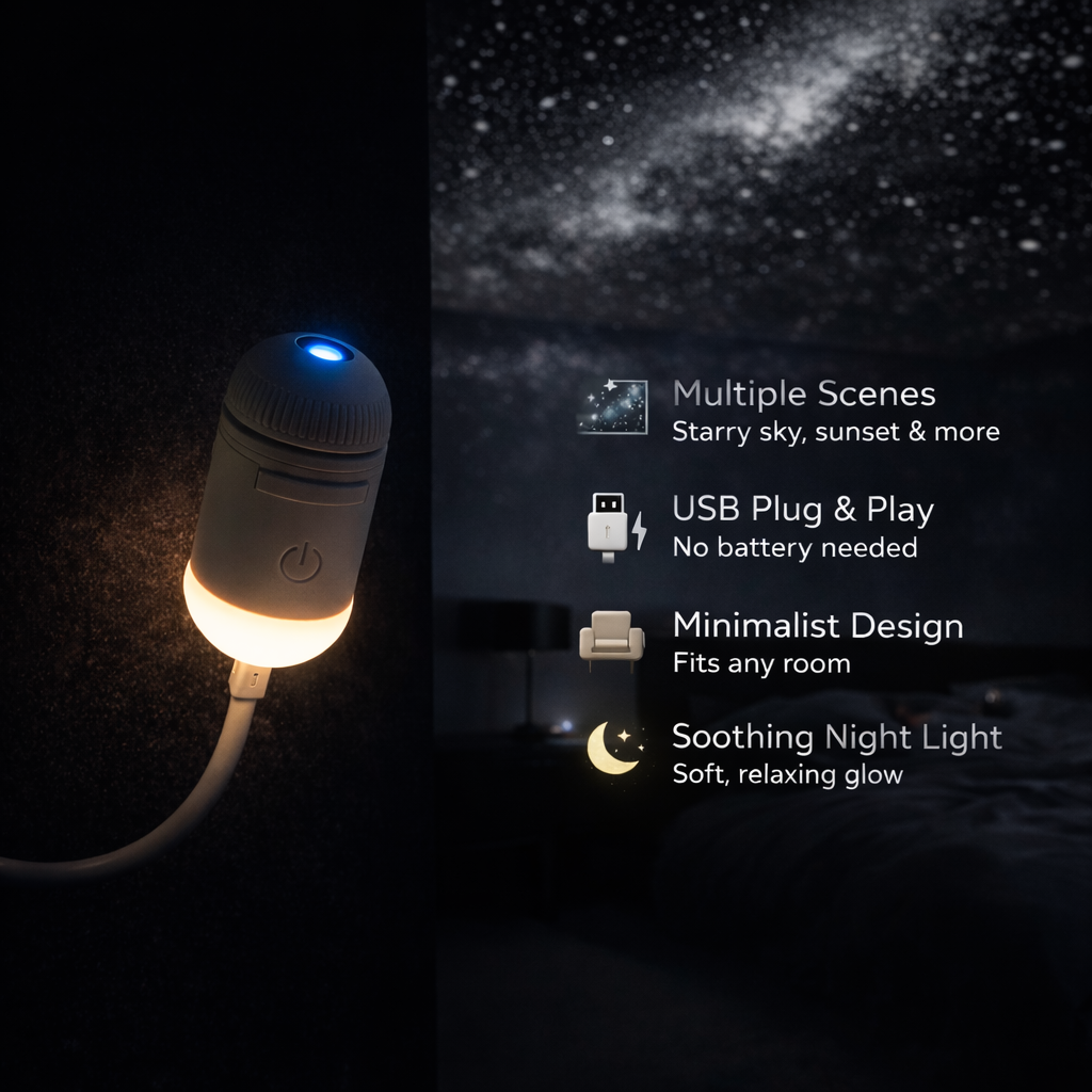 Lumiora™ USB Galaxy Projector